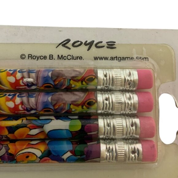 Royce B McClure 8 Pack Tropical Fish Pencils Vibrant Colorful Designs 2009 Mead - Picture 4 of 4